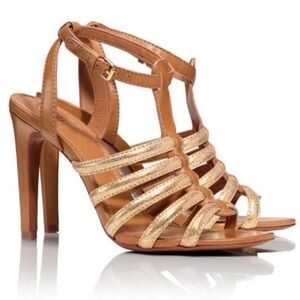 TORY‎ BURCH Charlene Gladiator Heel Sandals size 8M